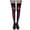 Red, variant on Sales 2026 Long Socks for Women Under $2 GIJNRIUIUA Red Knee-High Socks Women's Halloween Holiday Socks Party Holiday Dress Up Costume Props Over-The-Knee Socks Leg Warmers