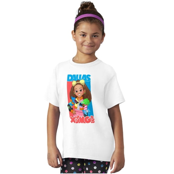 XOMG POP Band Dallas Cartoon Fan Girls Kids T Shirt Tees Teen Brisco Brands L