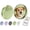 Green, variant on Electronic Badge Digital Display Pin, 1.8'' HD Touch Screen Electronic Digital Badge, Bluetooth App Control Keychain, Custom Photo Slideshow & Video Display