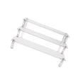 thumbnail image 1 of facefd Clear Acrylic Display Riser Stand Perfume Cosmetics Holder for Decoration 39.5x27.5x15cm, 1 of 9