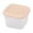 D, variant on BPA Free Airtight Silicone Freezer Food Container with Lid, Oven Dishwasher Safe Stackable Meal Prep Tray, Leakproof Sealed Storage Box for Soup Prepared Food Freezing Preservation, 1 Piece,B