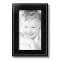 thumbnail image 2 of ArtToFrames 7" x 12" Matte Black with Beads Picture Frame, 7x12 inch Black Wood Poster Frame (WOM-4065), 2 of 8