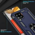 thumbnail image 5 of Samsung Galaxy A42 5G Case, with HD Screen Protector, Dual Guard Protection Series Case with Portable Magnetic Ring Stand for Samsung A42 5G, Blue, 5 of 15