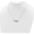 thumbnail image 4 of Ss/Gold Plated Sterling Silver Gold-Plated Mom And Me Cz Infinity Necklace (18 X 29.88) Made In China qg5169-18, 4 of 5