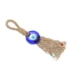 thumbnail image 3 of Colgante azul con borla trenzada: proteja su espacio con este exclusivo amuleto de ojo turco para decoración del hogar o la oficina, 3 of 5