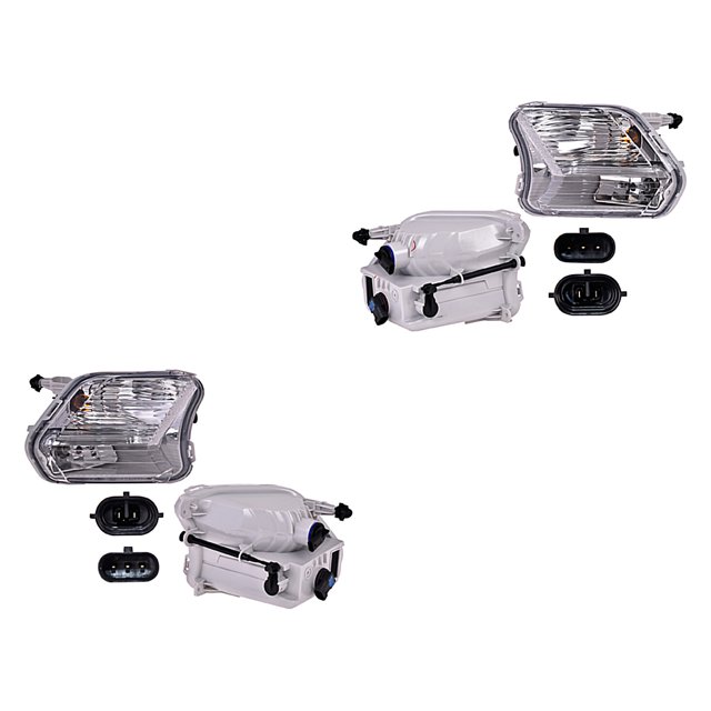 Par de Faros Para Niebla DEPO Escape 2017 A 2019 Ford Delantero Ambos lados