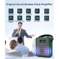 thumbnail image 2 of Amplificador de voz inalámbrico SHIDU de 40 W para maestros con micrófono BT/USB, 2 of 8