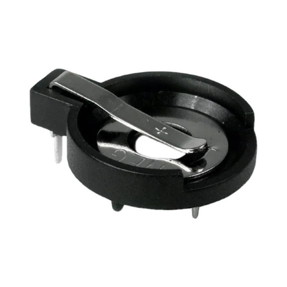 Pack of 6 103 Battery Holder (Open) Coin, 20.0mm 1 Cell PC Pin :Rohs