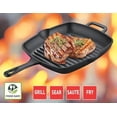 thumbnail image 5 of EUROSTAR 10.5" Cast Iron Grill Pan, 5 of 6