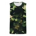 thumbnail image 4 of Dagegui Men's Camouflage Tank Tops Summer Sleeveless Crewneck T-Shirts Cotton Casual Loose Fit Tanks Lightweight Everyday Lounge Tees Army Green M, 4 of 4
