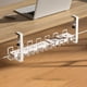 thumbnail image 1 of Bandeja de gestión de cables: debajo de la mesa soporte para cable de enchufe organizador de salida en rack Hugtrwg  Para estrenar, 1 of 7