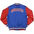 thumbnail image 2 of Big Boy Kansas City Monarchs S1 Satin Mens Baseball Jacket [Royal Blue - L], 2 of 8