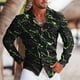thumbnail image 1 of Nueva camisa de manga larga con solapa y botones para hombre, de primavera y verano de , con figura en HD, informal, color morado, 1 of 6