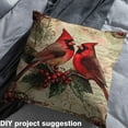 thumbnail image 2 of Castle Fairy Cardinal Bird Fabric by the Yard 1 Yard for Teenagers,Rustic Vintage Home Decor Fabric by the Yard,Festival Xmas Room Decor Fabric by the Yard,Breathable Home Decor, 2 of 6