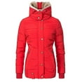 thumbnail image 4 of Winter Women Wool Warm Jacket Hooded Zipper Coat Outwear, 4 of 5