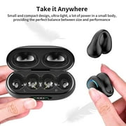 Byseng YYK-Q71 Wireless Earbuds with Open Ear Clip Headphones, Bluetooth 5.3, Black, 1 Count