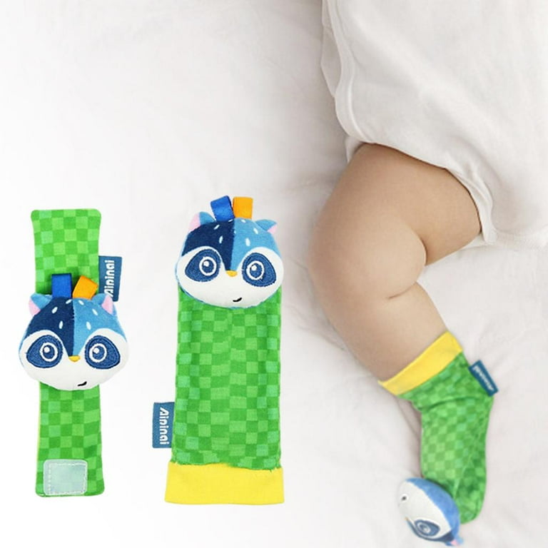 4 Sonajeros De Muneca Para Bebes Juguetes Sensoriales Para Bebes Walmart