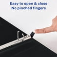 thumbnail image 5 of (3 pack) Avery Heavy Duty View Binder, 1", Black, Slant Ring, One-Touch, 250 Sheet Capacity, 1 Binder, 5 of 12