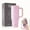 Pink, variant on Credrink 40oz Stainless Steel Insulated Tumbler with Handle and Straw