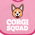 thumbnail image 4 of Inktastic Dog Corgi Squad Boys or Girls Baby Bib, 4 of 4