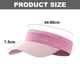 thumbnail image 2 of Gorra deportiva de verano, absorbente del sudor, transpirable, con protección solar, de secado rápido, gorra con parte superior vacía, gorras con diadema para hombre y mujer, 2 of 5