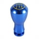 thumbnail image 1 of Perilla de palanca de cambios interior universal para coche, 5 velocidades, manual/automática, color azul, 1 of 1