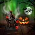 thumbnail image 3 of Haunted Tree House Incense Burner, Unique Design, Perfect for Halloween Decoration and Home Ornament, 3 of 5