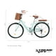 thumbnail image 5 of Bicicleta Urbana R26 Con Canasta Frenos De Pinza Marco De Acero Vintage Xtreme Life verde claro, 5 of 7