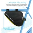 thumbnail image 4 of Aduro Sport Bicycle Storage Frame Triangle Bag - Yellow, 4 of 7