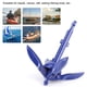 thumbnail image 5 of Anclaje Anclaje para barco duradero Anclaje plegable Anclaje de aluminio con cuerda Kayaks, 5 of 6