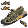 thumbnail image 4 of Kricely Men's Closed Toe Water cowhide Sandal, 4 of 5
