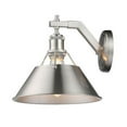 thumbnail image 4 of 1 Light Cone Wall Sconce with Metal Shade-9.63 inches H By 10 inches W-Chrome Finish-Matte Black Shade Color Bailey Street Home 170-Bel-4159267, 4 of 9
