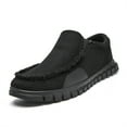 thumbnail image 2 of GHFKKB Men's Casual Slip On Breathable Lightweight Loafers Shoes, Black, US9.0, 2 of 7