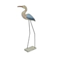 thumbnail image 1 of Chesapeake Bay Estatua de pájaro de garza azul de madera tallada a mano de 29 pulgadas, decoración costera para el hogar, arte de escultura Chesapeake Bay 66790, 1 of 4