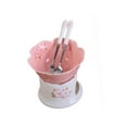 thumbnail image 5 of WeiLaiKeQi Chocolate Fondue Pot 300ml Melt Hot Pot Bowl Set for Engagement Pink bowl, 5 of 9