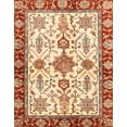 thumbnail image 1 of Ahgly Company Indoor Rectangle Abstract Brown Gold Oriental Area Rugs, 7' x 10', 1 of 6