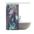 thumbnail image 2 of WOPOP Dragon Feather Bathroom Waterproof Fabric Shower Curtain 66x72 inches, 2 of 2