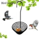 thumbnail image 1 of Comedero de pájaros en espiral para exteriores, alimentador de pájaros salvajes colgante, dispensador de comida para pájaros de hierro, 1 of 7