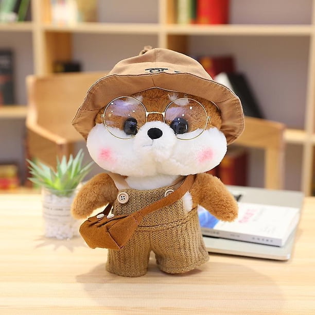 Muñeco de perro Shiba Inu creativo ins de 30cm, muñeco de peluche bonito, muñeco de juguete para niños