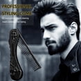 thumbnail image 1 of Peine de peluquero multifuncional cepillo portátil duradero para peinar barba accesorios para hombres, 1 of 7