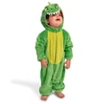 thumbnail image 6 of Joyfy Baby Dinosaur Costume for Toddler Hooded Zipper Pajama Jumpsuit for Halloween Dress Up 18-24 Months, 6 of 8