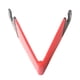 thumbnail image 2 of Cateissary Soporte de escritorio para teléfono en forma de V portátil, soporte plegable ajustable para tableta móvil, soporte de tamaño de bolsillo para Teléfono y Comunicación Rojo, 2 of 5