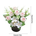 thumbnail image 3 of Yaoyar Small Fake Plants Mini Artificial Faux Plants Indoor with Flowers Spring Decorations for Home Room Farmhouse Desk House Bathroom Decor, 3 of 6