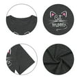 thumbnail image 4 of ERkkoi Cat Mom Shirts for Women Cat Mama T-Shirts Pet Lover Gifts Shirts Funny Cat Graphic Tees Shirts Black L, 4 of 4