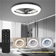 thumbnail image 1 of Bell + Howell CannonX White 14” 6 Speed LED Ceiling Light Fan with Remote Timer and Reverse Mode, 1 of 7