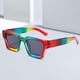 thumbnail image 4 of Gafas de sol unisex europeas y americanas, tendencia, protección UV, gafas de sol de diseñador, moda arcoíris, gafas de sol versátiles para hombres y mujeres, 4 of 5