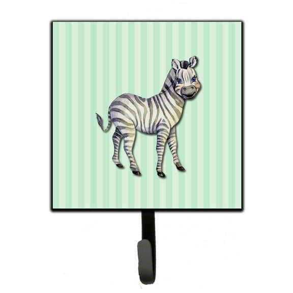 Carolines Treasures BB7143SH4 Zebra Leash or Key Holder Single Hook multicolor