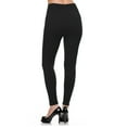 thumbnail image 6 of 3 Pack Women's High Waist Fleece Lined Thermal Leggings with Flattering Front Seam Winter Legging, 6 of 6