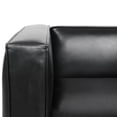 thumbnail image 5 of Christopher Knight Home Goyette  Faux Leather Club Chair by  Midnight Black/ Dark Walnut, 5 of 5