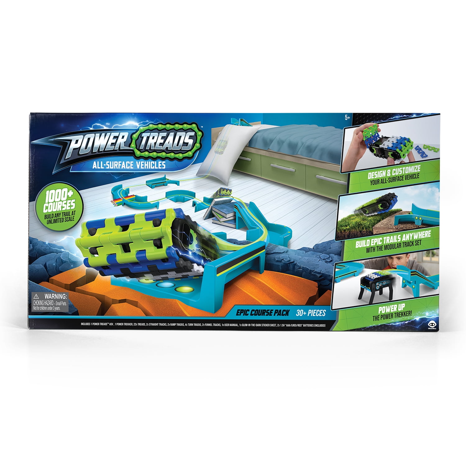 WowWee Power Treads All-Surface Vehicles Epic Course Pack Modular 